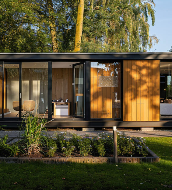 Modular Home with Garden